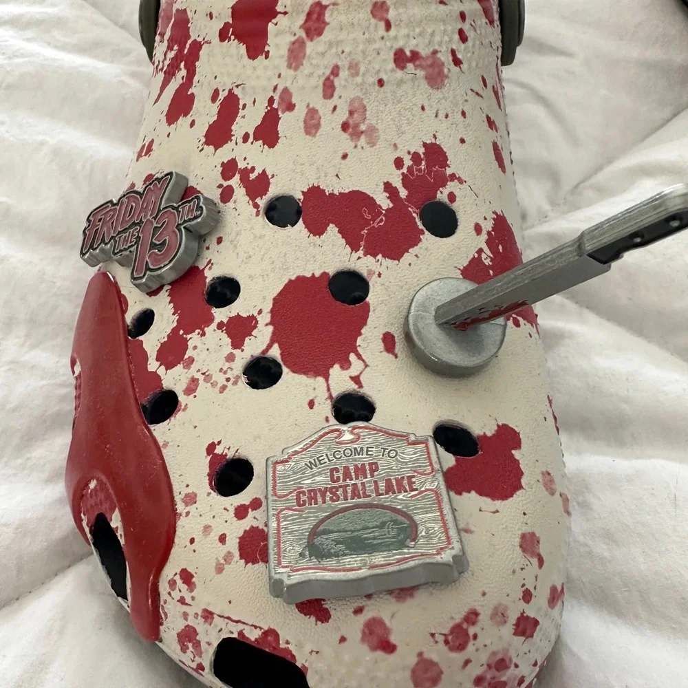 Friday the 13th Crocs- Men’s 8 / Women’s 10 NWOT - Picture 3 of 6